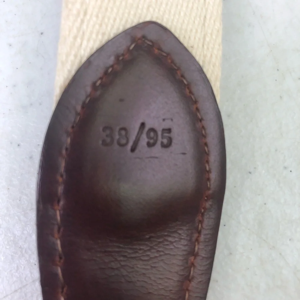THE Thomas Platt Foundation Leather Cotton Belt